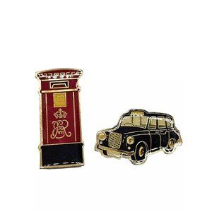 Lambert Of London British Mail Box & Taxi Cab Magnets From England
